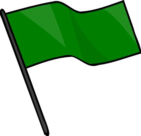 Green Flag Clip Art at Clker.com - vector clip art online, royalty free ...