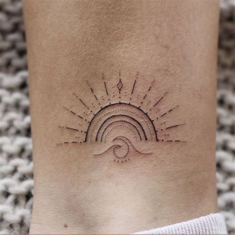 Pin by Louise Kilburn on Tattoos | Rainbow tattoos, Sunset tattoos, Sun ...