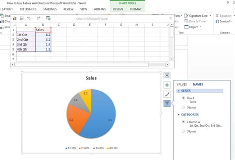 How to Use Tables and Charts in Microsoft Word