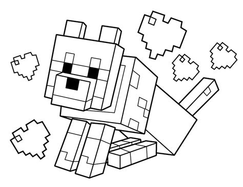 Free Minecraft coloring page to color - Minecraft Coloring Pages for Kids