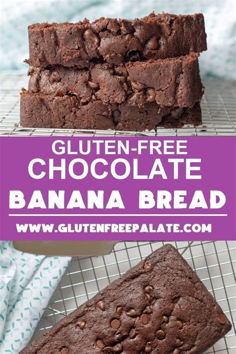 Gluten-Free Chocolate Banana Bread in 2020 | Gluten free chocolate, Chocolate banana bread ...