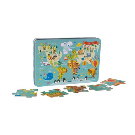 APLI Kids World Map Puzzle | Kids Made