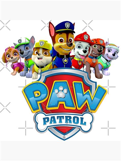 "Paw Patrol" Canvas Print by davidmm99 | Redbubble