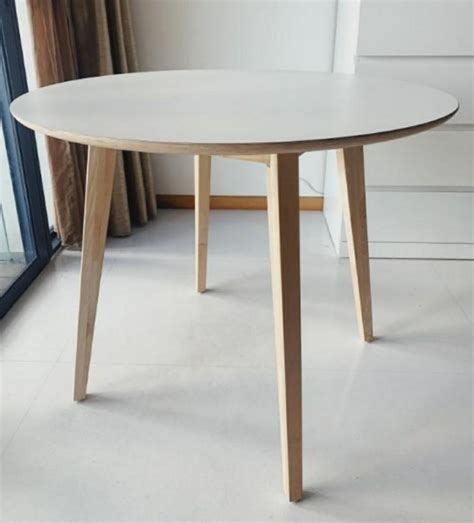 Ikea round dining table, Furniture & Home Living, Furniture, Tables ...