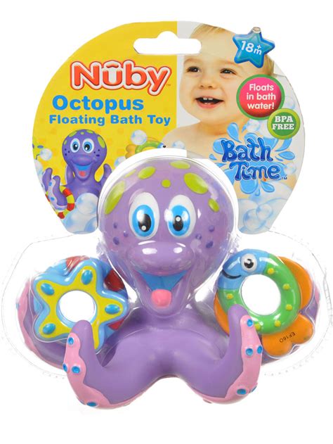 Nuby Octopus Floating Bath Toy Toys Bath Toys