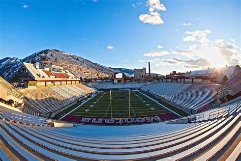 montana grizzlies shot glass | Missoula Griz Football stadium shot by Hubbard Photography ...