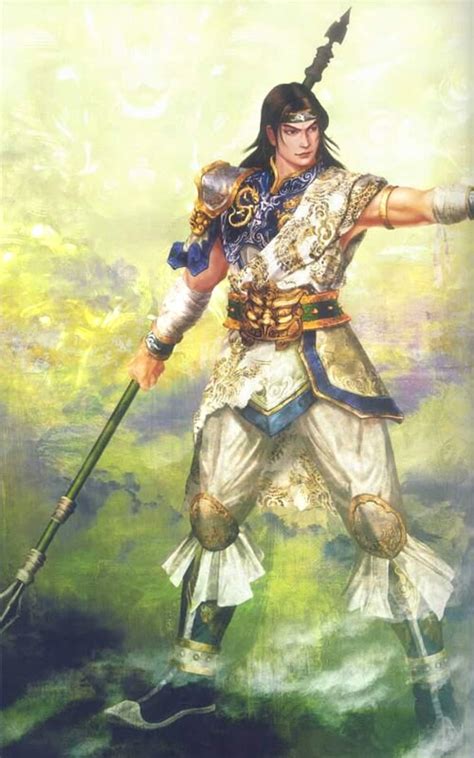 Zhao Yun Illustration - Dynasty Warriors 4 Art Gallery