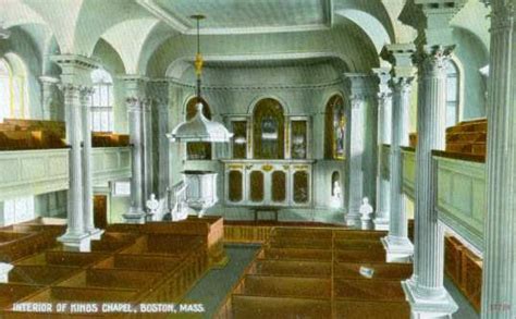 King's Chapel Interior, Free Postcard Image