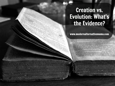 Creation vs. Evolution: What’s the Evidence?