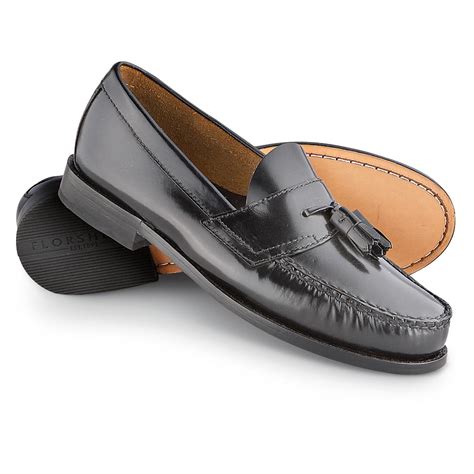 Men's Florsheim® Slip - on Dress Tassel Shoes, Black - 190703, Dress ...