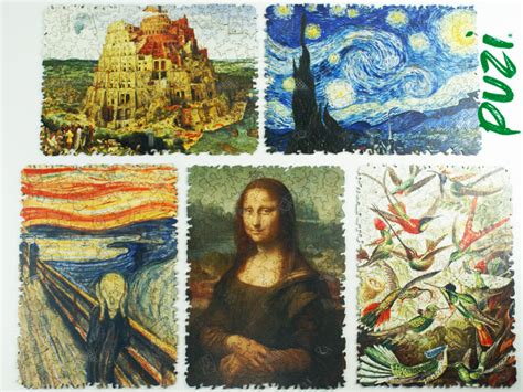 Quebra-Cabeças de Madeira das Pinturas Mais Famosas do Mundo - Puzi Blog - Curiosidades Sobre ...