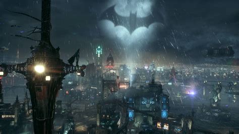 Bat Light In The Sky Batman Standing 4k, HD Wallpaper | Rare Gallery