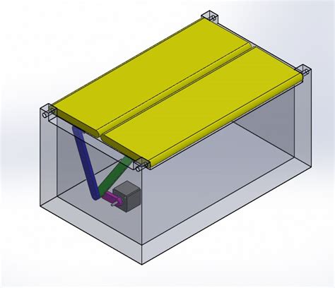 Single Motor Double Door Opener Mechanism | Nevonprojects