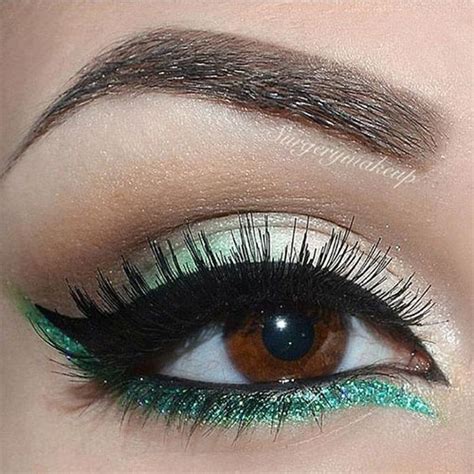 10 Green Eyeliner Looks & Ideas 2016 | Eye Liner For Green Eyes ...