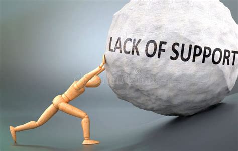 Lack of Support As a Burden and Weight on Shoulders - Symbolized by ...