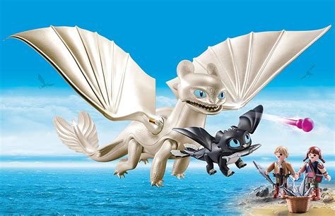 Playmobil Dreamworks Dragons Light Fury Baby Dragon Kids 70038 - Best ...