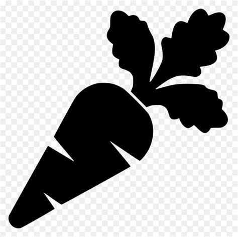 Download Carrot Silhouette Clipart Carrot Clip Art Carrot, Leaf - Sweet ...