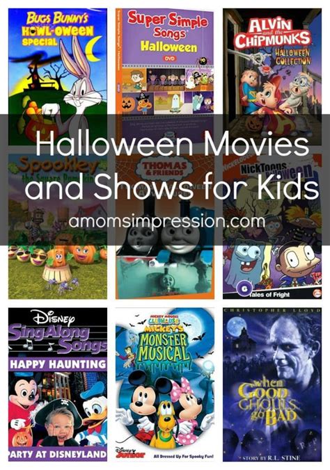 Halloween Movies and Shows for Kids - A Mom's Impression | Recipes, Crafts, Entertainment and ...