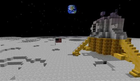 Lunar Module in Minecraft Creative Minecraft Map