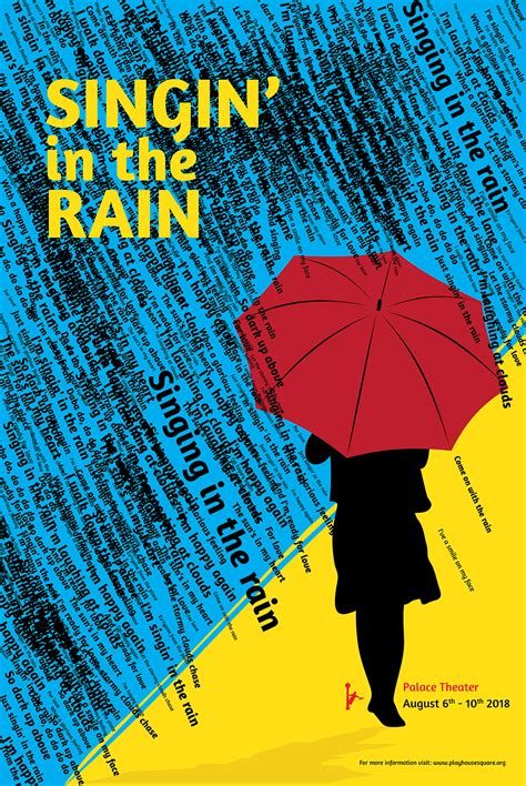 Singin' in the Rain Type as Art poster :: Behance