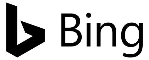 Bing Logo Black and White – Brands Logos