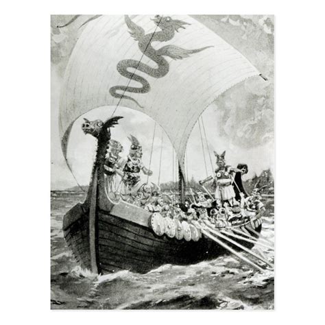 Viking Raiders Postcard | Zazzle | Vikings, Postcard, Poster prints