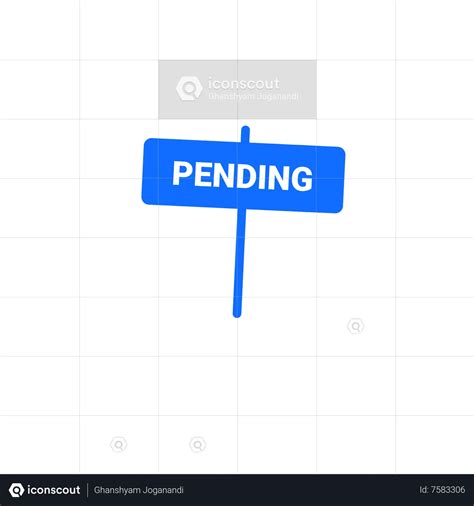 Pending Animated Icon download in JSON, LOTTIE or MP4 format