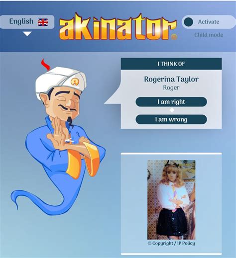 Akinator has spoken. I think everyone should use akinator now just for ...