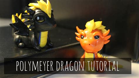 POLYMER CLAY DRAGON TUTORIAL - YouTube