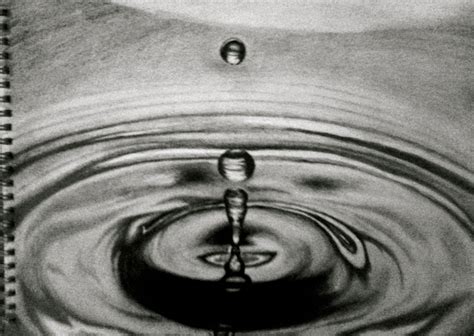 Ripple Drawing, Pencil, Sketch, Colorful, Realistic Art Images ...