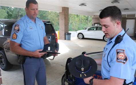 Back the Blue: Troopers’ hats a symbol of professionalism | Hartwell ...