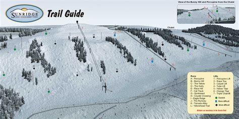 Sunridge Ski Area Ski Trail Map - Sherwood Park Alberta Canada • mappery