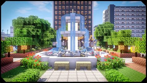 Minecraft: Fountain [Tutorial] - YouTube