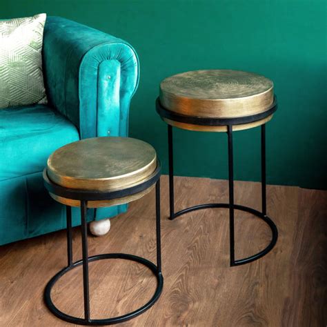 Buy Yui Nesting Table Set, Round Coffee Table Online | Arcedior