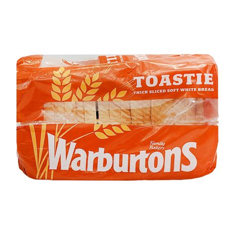 Warburtons Toastie Thick Sliced White Bread 800g – Blighty's British Store