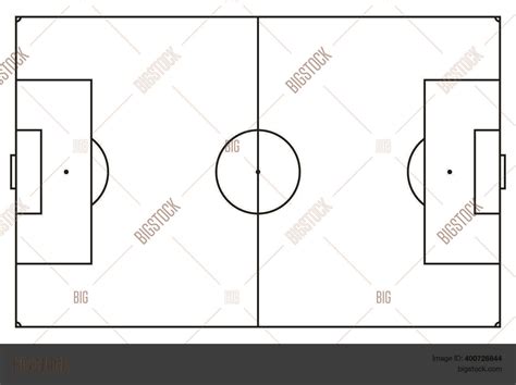 Soccer Field Markings Vector & Photo (Free Trial) | Bigstock