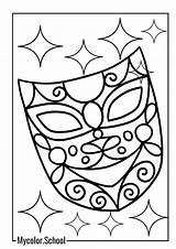 8 Mardi Gras Coloring Pages  Free Printables sketch template