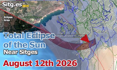 Total Solar Eclipse near Sitges – August 12th, 2026