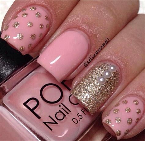 Girly nails | Cute nail art designs, Dots nails, Fancy nails