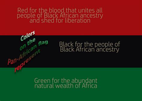 Red Black Green Flag of Black Liberation History and Meaning | Chic African Culture