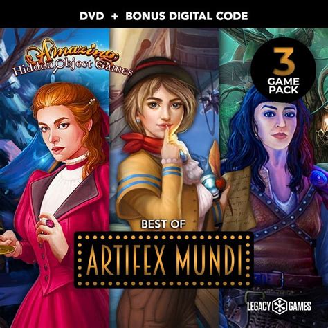 Amazing Hidden Object Games: Best of Artifex Mundi - 3 Pack, PC DVD ...