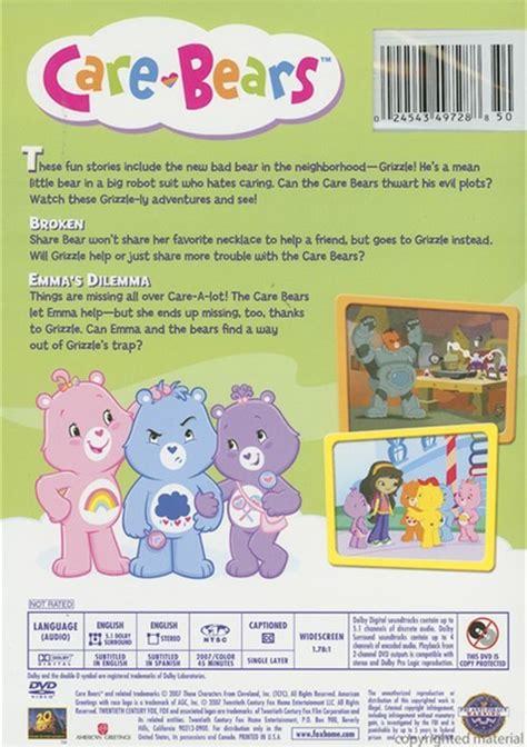 Care Bears: Grizzle-ly Adventures (DVD 2007) | DVD Empire