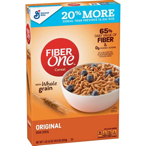 Fiber One Original Bran Breakfast Cereal 19.6oz - General Mills ...