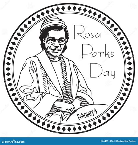 Rosa Parks Day, Montgomery Bus Boycott Concept, Cartoon Vector ...