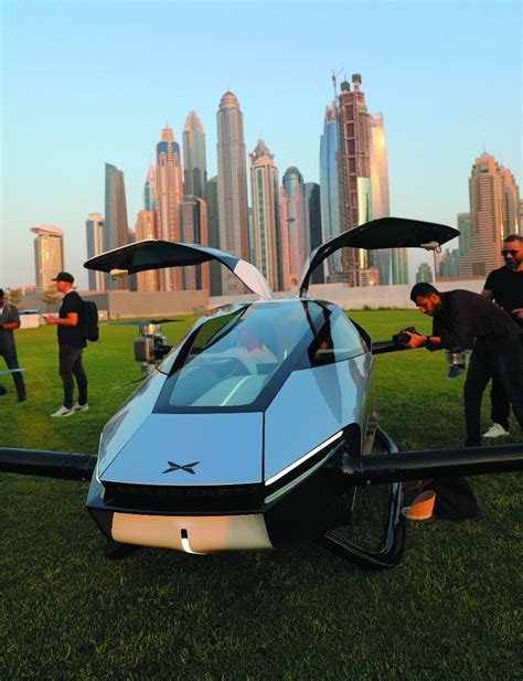 Zero-carbon emitting flying car took off in Skydive Dubai