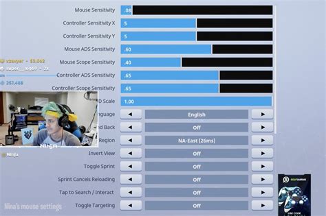 Ninja Fortnite Settings 2024 – Settings, Sensitivity, Keybinds & Controls