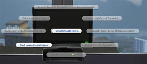 University Application Overhaul by adeepindigo at Mod The Sims 4 » Sims ...