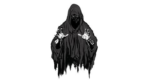 Wallpaper : Grim Reaper, clothing, costume, black and white, monochrome ...