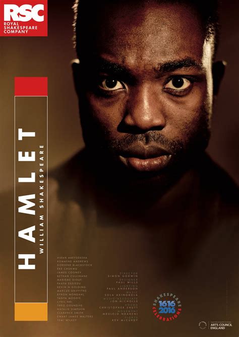 Hamlet, 2016 posters & prints by Royal Shakespeare Company