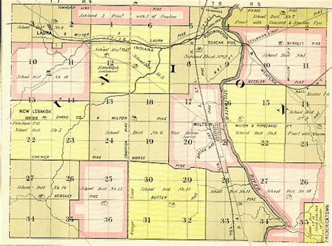 Union Township Map (1883)